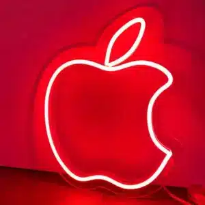 Neon Logo Apple 1