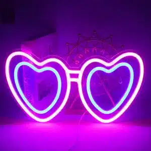 Neon Lunettes Coeur 1