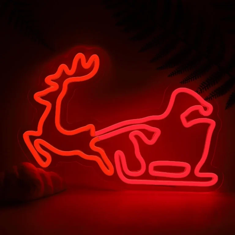 Neon Traineau Père Noël 1