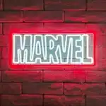 Neon Logo Marvel 1