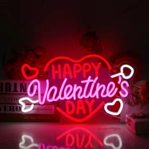 Neon Happy Valentine's Day 1