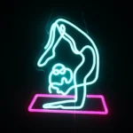 Neon Posture du scorpion (Vrischikasana) 1