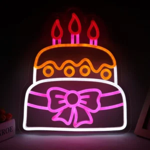 Neon Gâteau d'Anniversaire 1