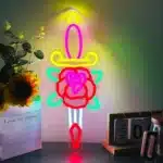 Neon Épée Rose Rouge 1