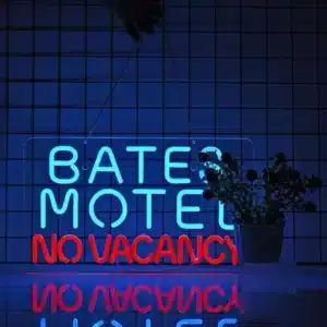 Neon Bates Motel 1
