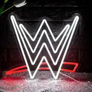 Neon Logo WWE (World Wrestling Entertainment) 1