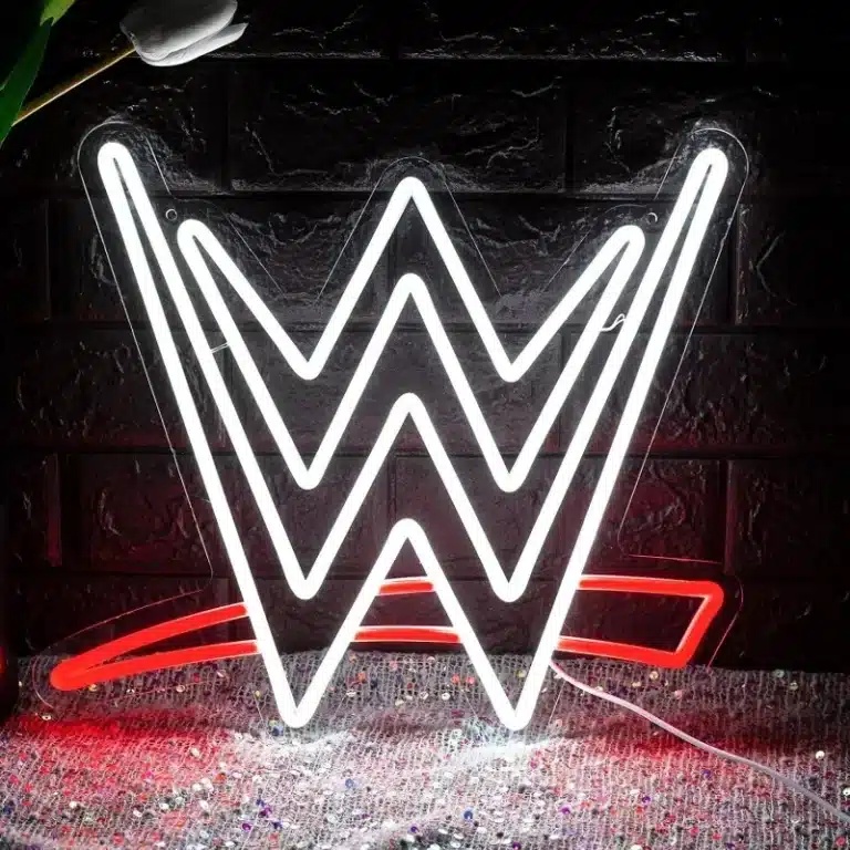 Neon Logo WWE (World Wrestling Entertainment) 1