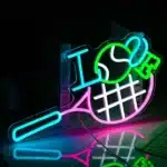 Neon I Love Tennis 2