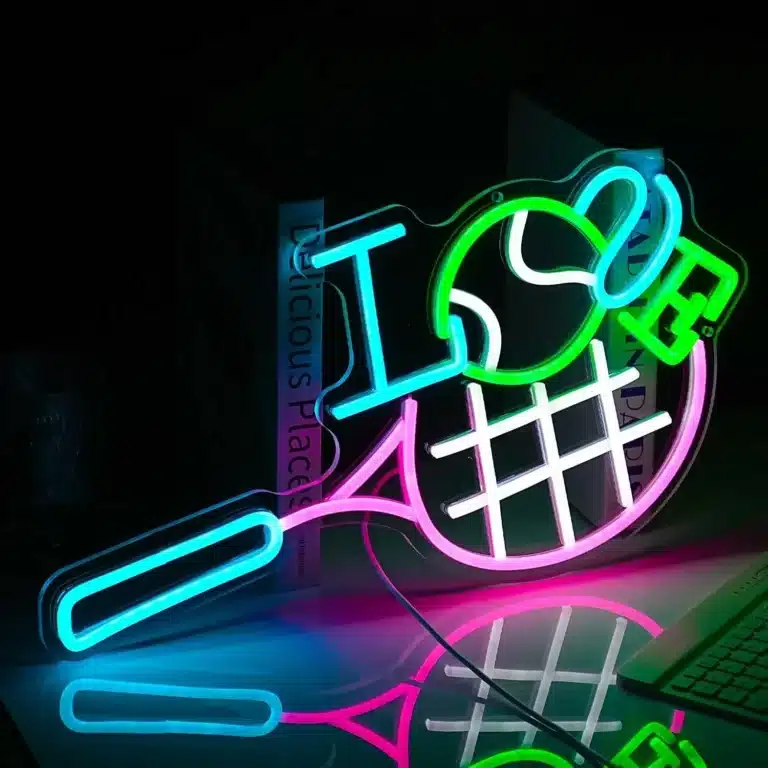 Neon I Love Tennis 2