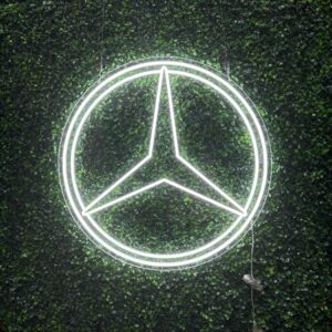 Neon Logo Mercedes