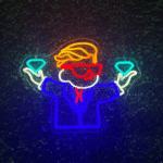 wall street bet neon