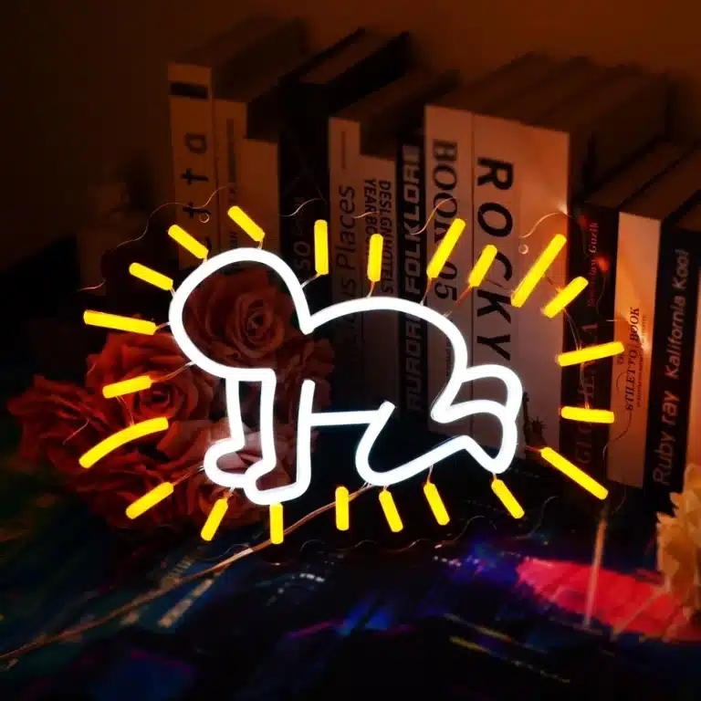 Neon Radiant Baby (Keith Haring) 2