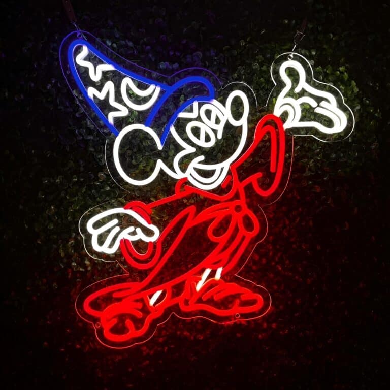 neon mickey magicien (1)