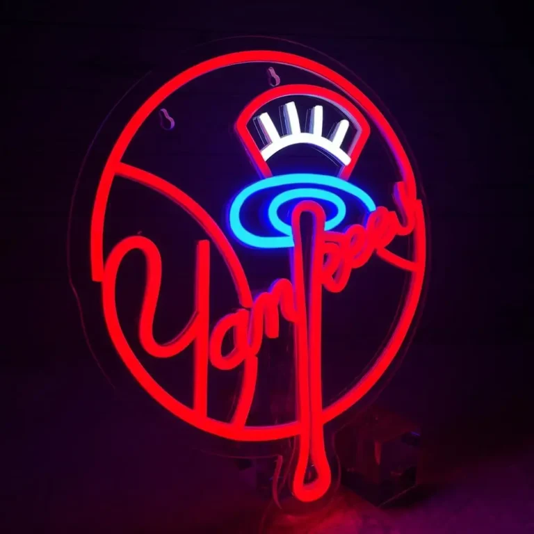 Neon Logo New York Yankees 2