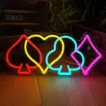 Neon Symboles Jeux de Cartes 1