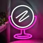 Neon Miroir de Table 1