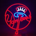 Neon Logo New York Yankees 1