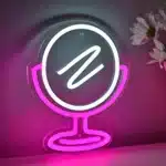 Neon Miroir de Table 2
