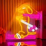 Neon Chien Skieur 1