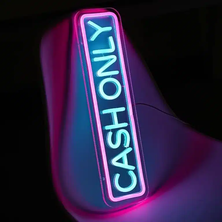 Neon Cash Only 2