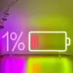Neon Batterie Faible 1