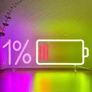 Neon Batterie Faible 1