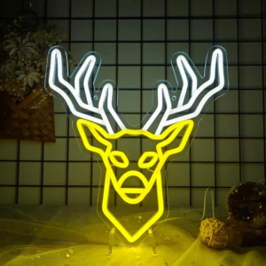 Neon Tête de Cerf 1