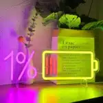 Neon Batterie Faible 2