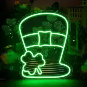 Neon Chapeau Saint-Patrick 1