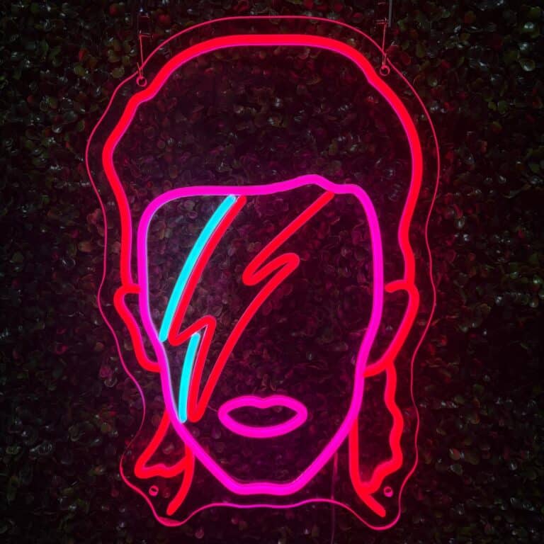 david bowie neon