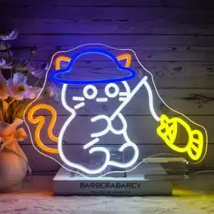 Neon Chat Pêcheur 1