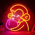 Neon Singe Pêche 1
