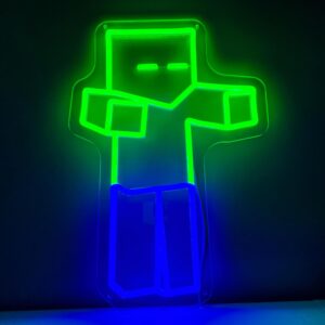 Neon Zombie Minecraft