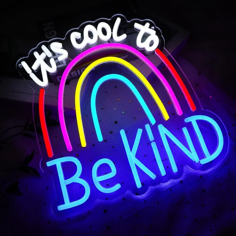 Neon It's Cool To Be Kind 2