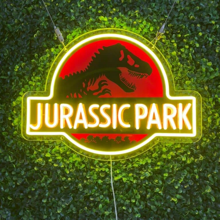 neon jurassic park