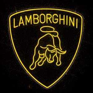 Neon Lamborghini
