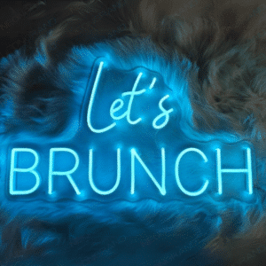 Neon Let's Brunch