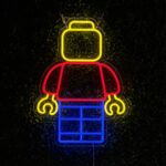 neon minifigurine lego
