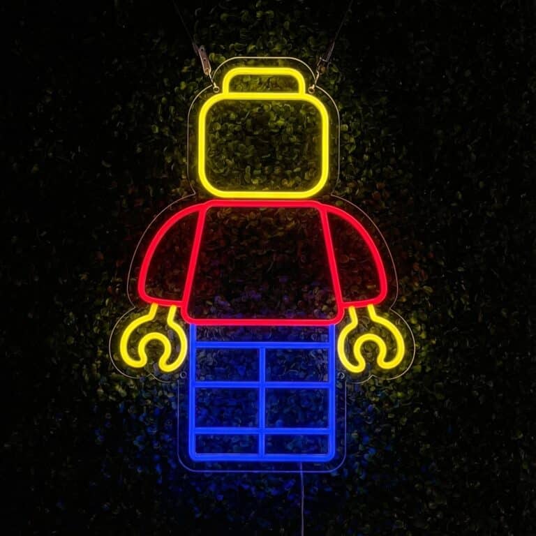 neon minifigurine lego
