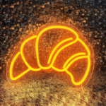 neon croissant