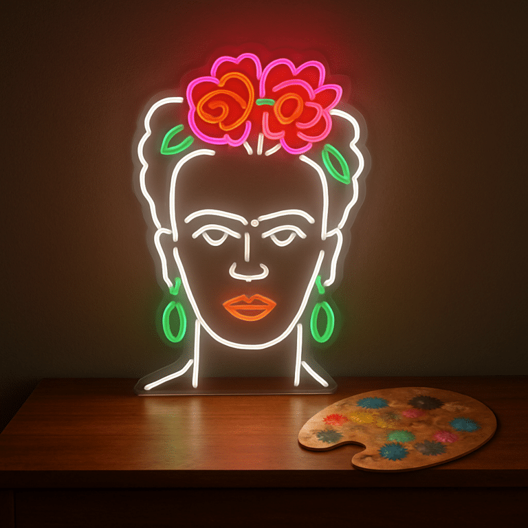 neon frida kahlo