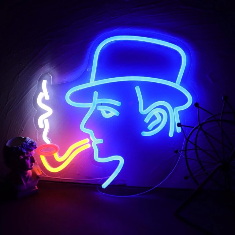 neon sherlock holmes