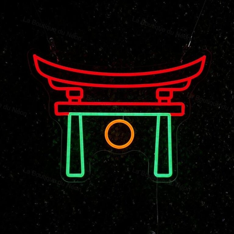 neon torii japonais