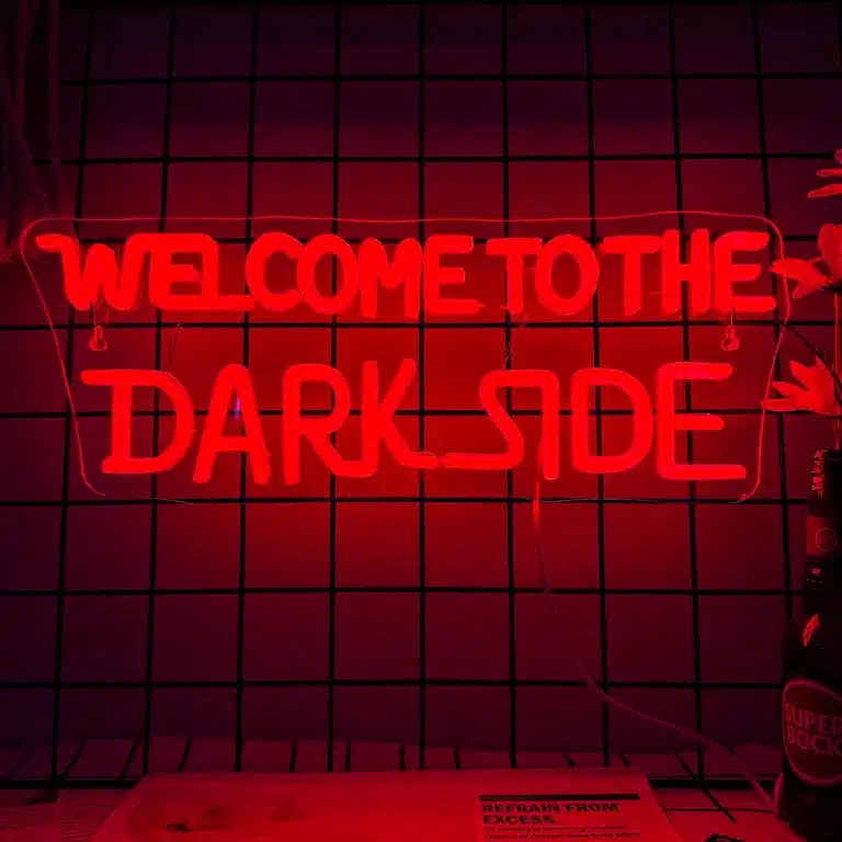 Neon Welcome to the Dark Side 2