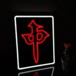 Neon Mahjong Dragon Rouge 1