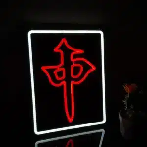 Neon Mahjong Dragon Rouge 1