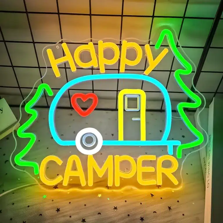 Neon Happy Camper 2