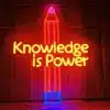Neon Knowledge is Power 1