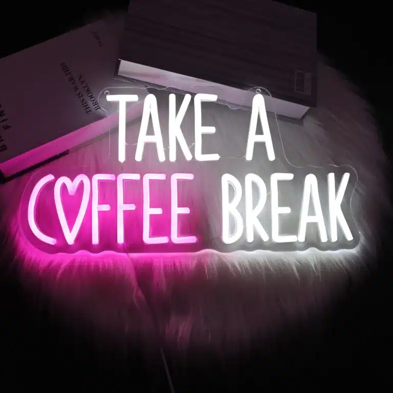 Neon Take a Coffee Break 1