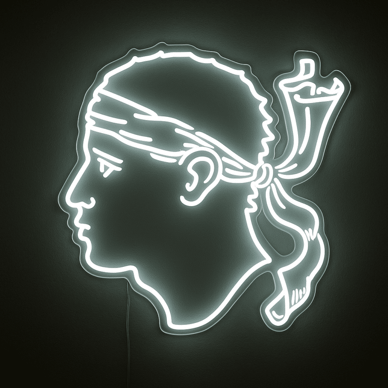 neon tete de maure